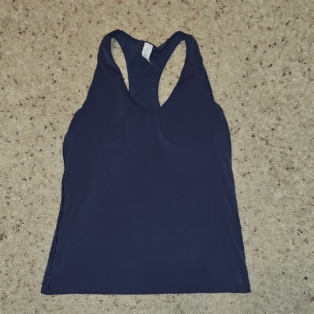 Aerie Slate Blue Racerback Workout Athletic Tank Top Medium